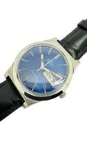 Omega Geneve Automatic Day-Date 37mm Blue Dial 1972 Calibre 1022 SS 166.0169.