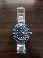 Seiko Prospex PADI Solar Diver's 200m Special Edition Solar Blue Dial Steel
