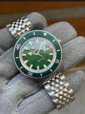RADO Captain Cook Automatic Stainless Steel Green Dial Men's Watch