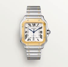 2026 NEW COMPLETE SET LARGE SANTOS DE CARTIER TWO TONE W2SA0009