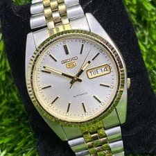 Rare Seiko President SNXJ90 AUtomatic 7S26-0500 white dial watch American Psycho