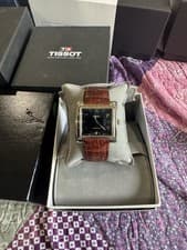 New Unique "1911" Series Carree Square Automatic Ebel Watch with Leather Band