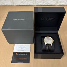 HAMILTON Jazzmaster H42525551 Automatic Day Date Watch 42mm Brown Leather Box