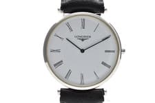 [Near MINT]  LONGINES L4.709.4 33mm White Dial Quartz Men's Vintage Watch