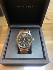 Hamilton H70655733 Khaki Field Automatic Watch Timepiece Rugged Steel