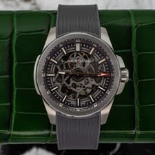2025 Norqain Independence Skeleton N3000 Steel w Grey Dial on Rubber Strap B+P