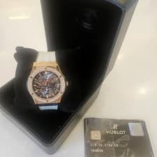 Hublot Classic Fusion 45 Skeleton Rose Gold Ultra-Thin Watch Official
