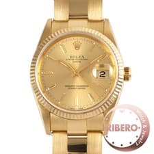 ROLEX Watches W Perpetual Date Tritium 15238 Yellow Gold Free Shipping with Box