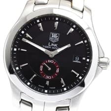 TAG HEUER Link Tiger Woods WJ2110 Small seconds Automatic Men's Watch_908656