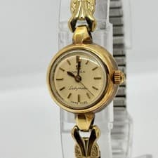 Omega Ladymatic Beige Manual Lady's Watch, Vintage, Used