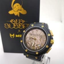 Rare MSTR WATCHES × BIGSLEEPS Collaboration Limited 100 Watch Wristwatch 2604TK