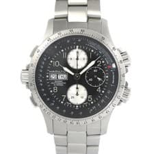 Hamilton H776160 Khaki Aviation X-WIND Auto Chrono Men's Black Used