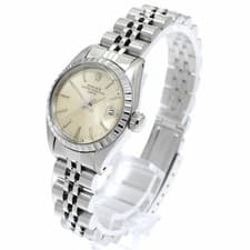 Rolex 6924 Oyster Perpetual Date Cal.2030 Automatic Women's Watch Silver