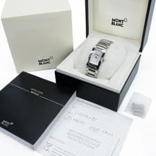 Montblanc Profile Elegance Quartz Watch U0104291 White Shell Dial Dress