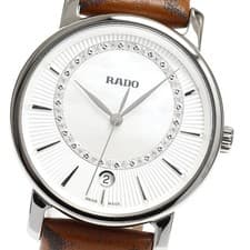 RADO R14064945 Diamond Master Date Quartz Women's Watch From Japan G0425