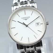 [Near Mint] Longines Grande Classique L4.720.4 White Date Quartz Men's Watch
