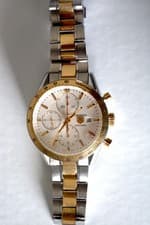 Tag Heuer 1860 Carrera Chronograph  Automatic 18k/Steel 41mm CV2050