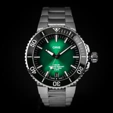 Oris Aquis Green Men's Watch - 01 400 7763 4157