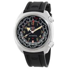Glycine Airman SST GMT Automatic Black Dial Men's Watch GL0312
