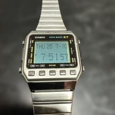 Casio DKW-100 Kanji Data Bank Wristwatch Used Tested from Japan
