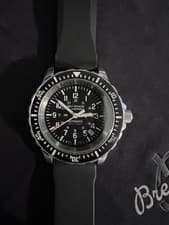 Marathon GSAR Automatic Men's Wristwatch Black Dial Rubber Band