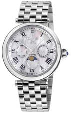 Gv2 By Gevril Women's 12518 Florence MOP Dial SS Bracelet Swiss Quartz Watch