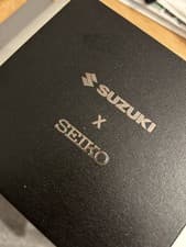 SUZUKI SWIFT SPORT SEIKO Collaboration Chronograph Watch PREMIUM SILVER Suzuki L