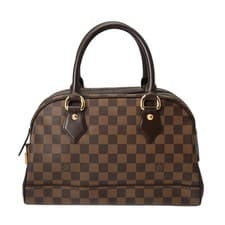 Used LOUIS VUITTON N60008 CA0076 Ladies Boston Bag Damier Brown Damier Canvas fr