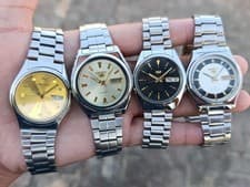 Vintage Seiko 5 Automatic Watch Lot – Classic Japanese Timepieces (4 Pieces)