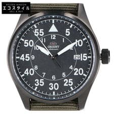 Orient Sports Flight Automatic Watch Black Dial Stainless Steel Used From Japan