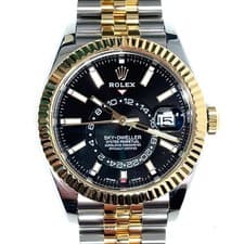 Rolex Sky Dweller 18K Steel Black Dial Jubilee Bracelet 326933 2021 42mm
