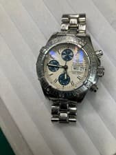 BREITLING A13340 Chrono Super Ocean  Silver Men's Wrist Watch