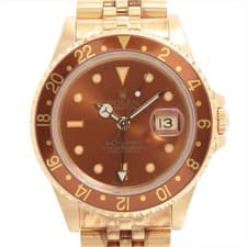 Rolex GMT Master II 16718 YG YG AT Brown-Face