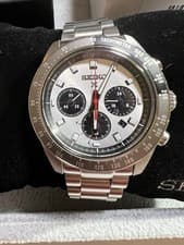 Seiko SSC911 Prospex Speedtimer Solar Chronograph Watch Panda Dial (Full Set)