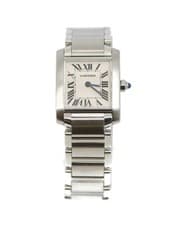 Cartier Tank Francaise Small Stainless Steel Watch W51008Q3