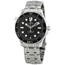 Omega Seamaster Automatic Chronometer Black Dial Men's Watch 210.30.42.20.01.001