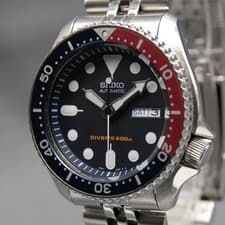 [N MINT] SEIKO Diver's 7S26-0020 SKX009 42mm Pepsi Navy Day/Date AT Men's Watch