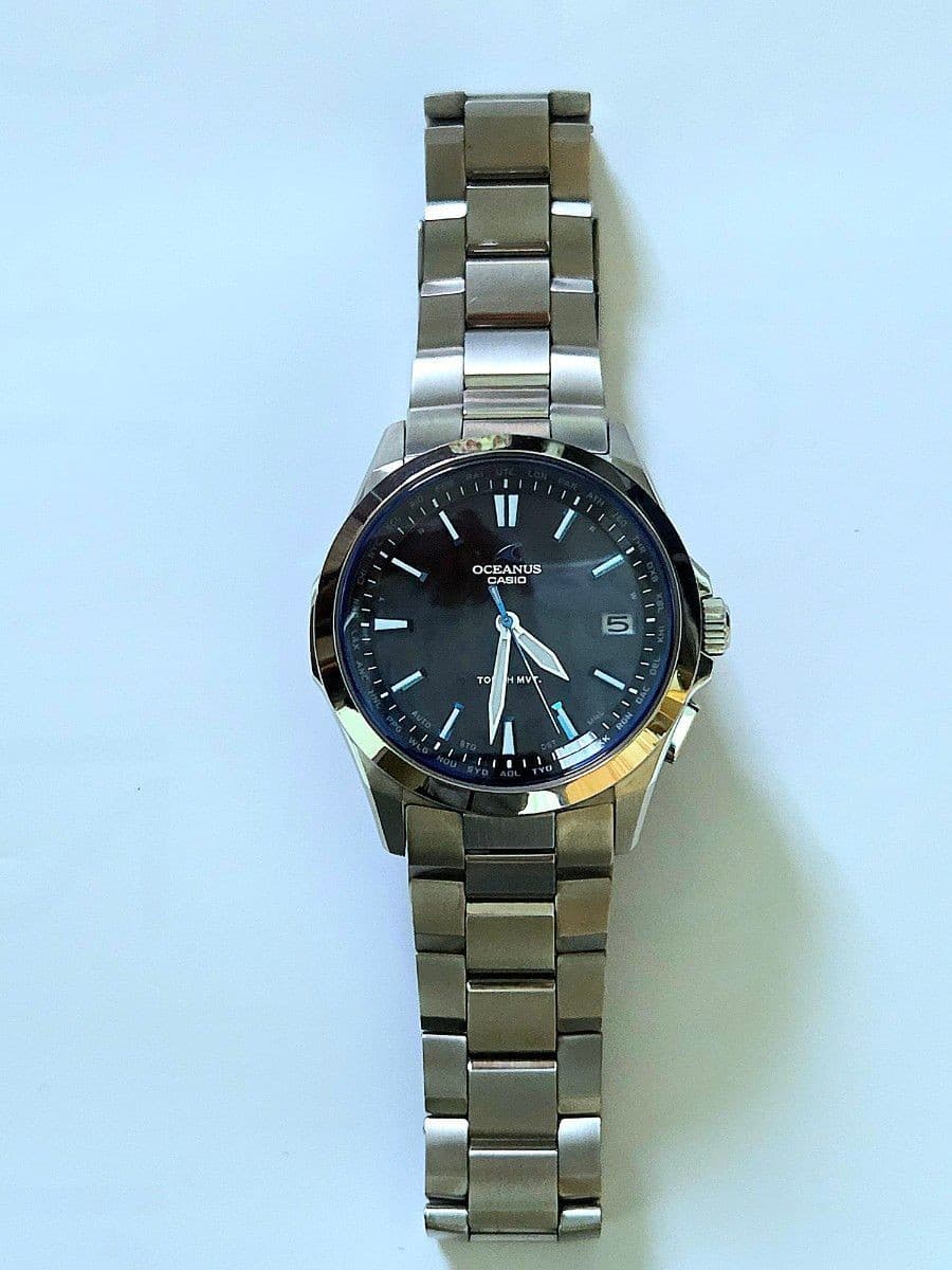 CASIO OCEANUS OCW-S100-1AJF Casio OCEANUS 3-hand el radio solar Watch !