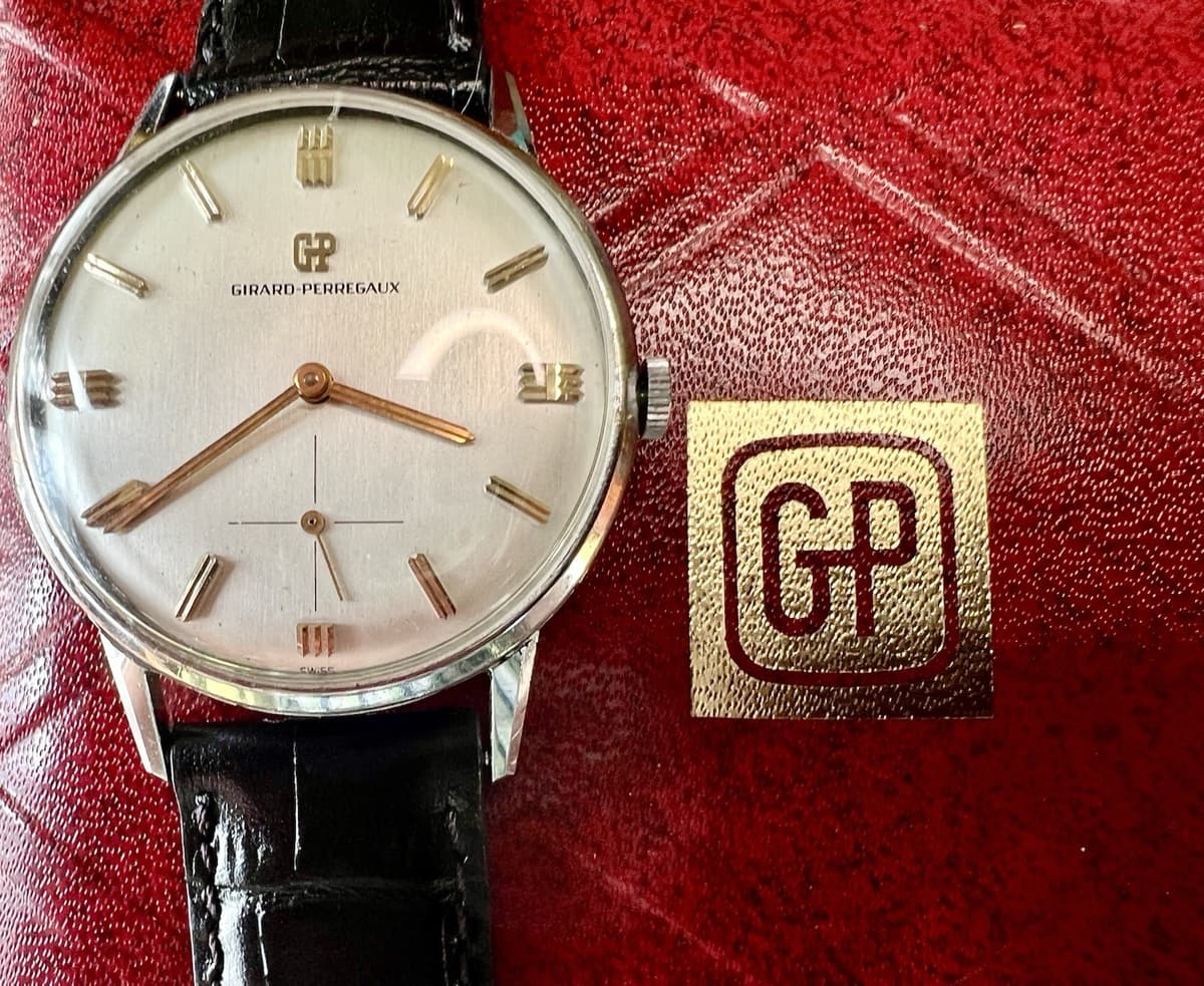 Vintage Swiss Girard-Perregaux Art Deco 1950s Men's Watch - Boxed Set - 35.5mm