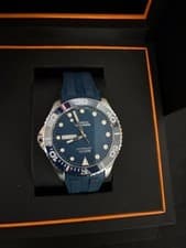 Mido Blue Rubber Strap Watch M0424301704100