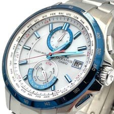 CASIO OCW-P1000-7AJF Watch Titanium Lightweight White Rare Limited Japan Used