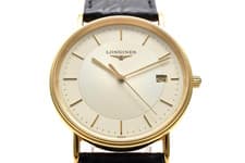 Longines Grand Classic L4.720.2 Vintage Quartz Men’s Watch Dial Gold 33mm