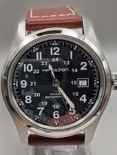 NEW Hamilton Khaki Field Automatic Black Dial 42mm H706050 Men's Watch