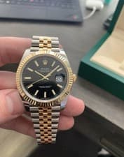 ROLEX Stainless Steel & 18K Yellow Gold 41mm Rolex Datejust 126333 Warranty 2021