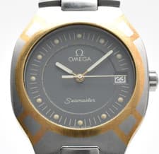 [EXC+5] OMEGA Seamaster Polaris Quartz Men's Watch  From JAPAN