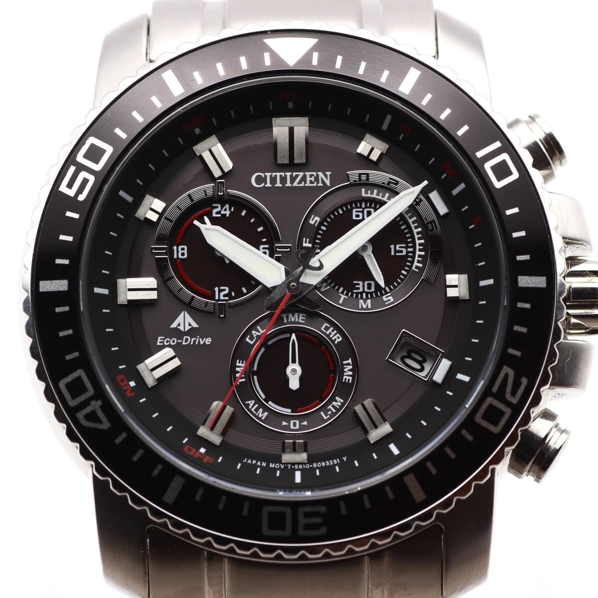 CITIZEN PROMASTER E610-S062926 Eco-Drive Radio Quartz Chronograph Japan