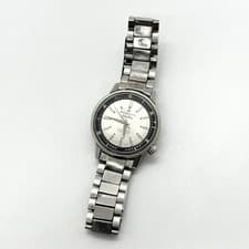 SEIKO Watch Sportsmatic Silver Wave 69799 Silver Automatic Men's Auth Rare