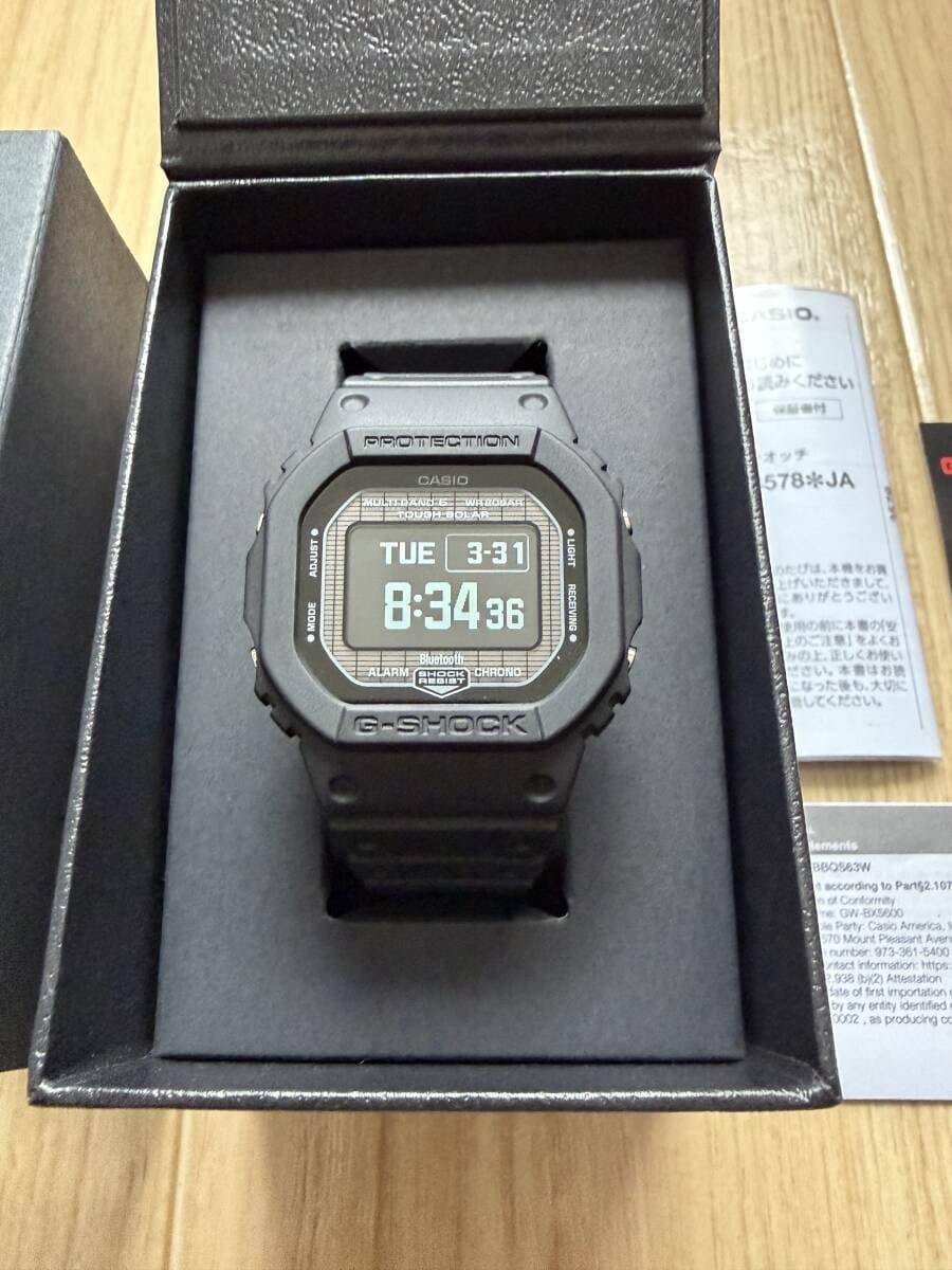 CASIO G-SHOCK GW-BX5600-1A1JF Radio Solar MIP LCD