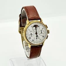 TAG Heuer Watch Edward Heuer Chrono Moonphase 125th Anniversary White Hand-Wound