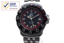 Vintage [N MINT] TAG Heuer Formula 1 WA1214 Professional 200 Black Qz Men Watch